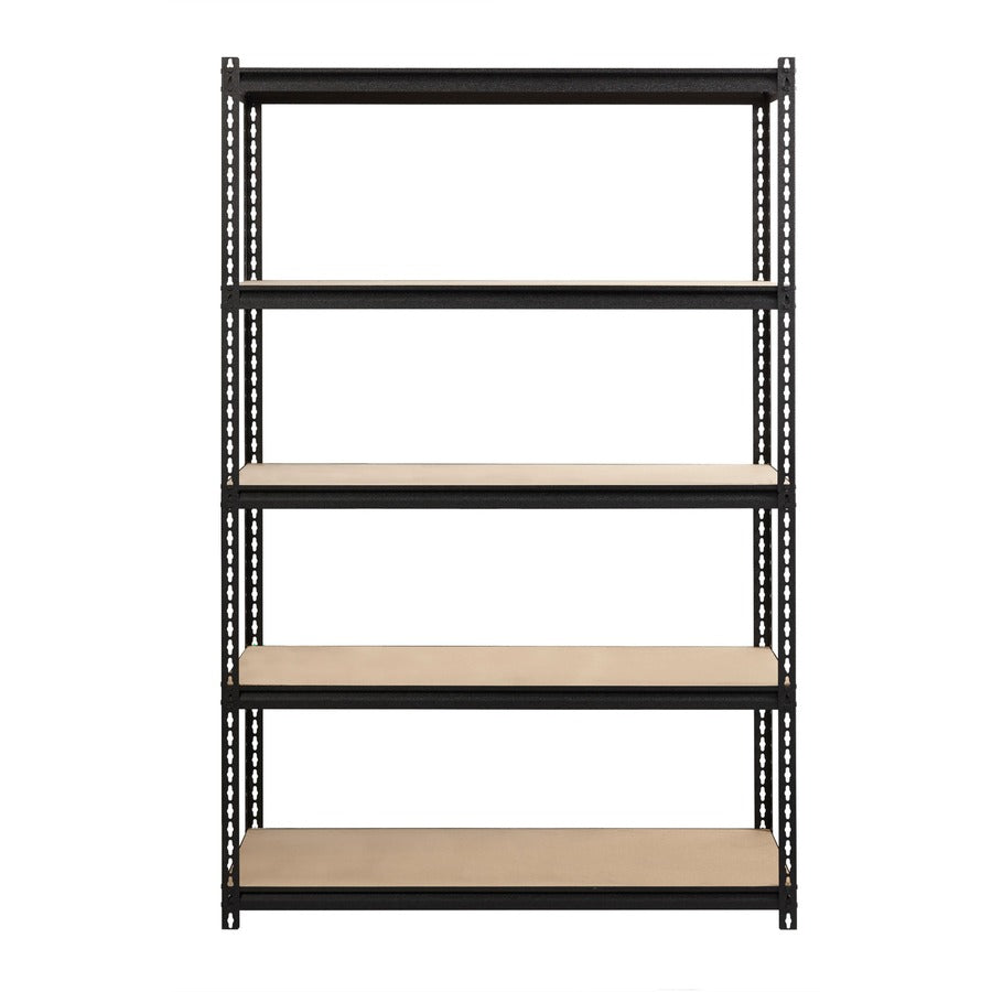 Lorell Iron Horse 2300 lb Capacity Riveted Shelving - 5 Shelf(ves) - 72" Height x 48" Width x 18" Depth - 28% Recycled -