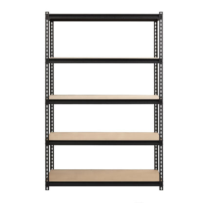 Lorell Iron Horse 2300 lb Capacity Riveted Shelving - 5 Shelf(ves) - 72" Height x 48" Width x 18" Depth - 28% Recycled -