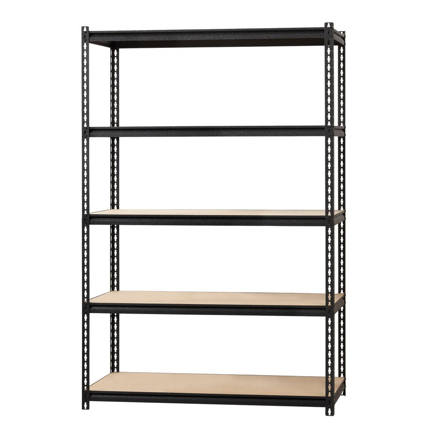 Lorell Iron Horse 2300 lb Capacity Riveted Shelving - 5 Shelf(ves) - 72" Height x 48" Width x 18" Depth - 28% Recycled -