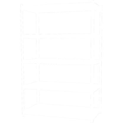 Lorell Iron Horse 2300 lb Capacity Riveted Shelving - 5 Shelf(ves) - 72" Height x 48" Width x 24" Depth - 28% Recycled -