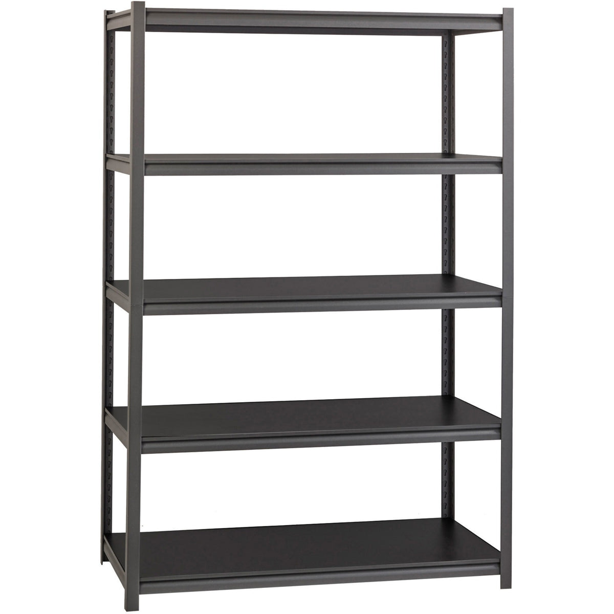 Lorell Iron Horse 3200 lb Capacity Riveted Shelving - 5 Shelf(ves) - 72" Height x 48" Width x 18" Depth - 28% Recycled -