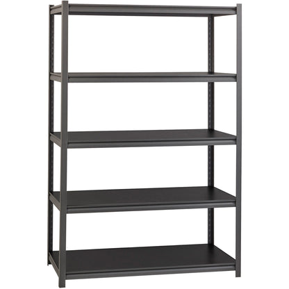 Lorell Iron Horse 3200 lb Capacity Riveted Shelving - 5 Shelf(ves) - 72" Height x 48" Width x 18" Depth - 28% Recycled -