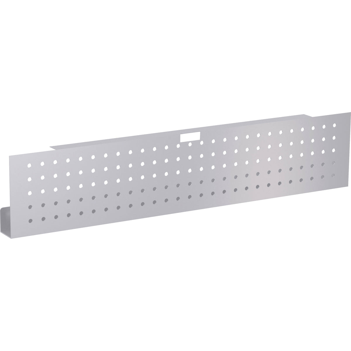 Lorell 48" Training Table Modesty Panel - 42" Width x 3" Depth x 10" Height - Steel - Metallic Silver - 1 Each