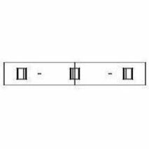 Lorell Prominence 2.0 Modular Table Base with Door - Mahogany Base - 28" Height x 24" Width x 8" Depth - Office - Assemb