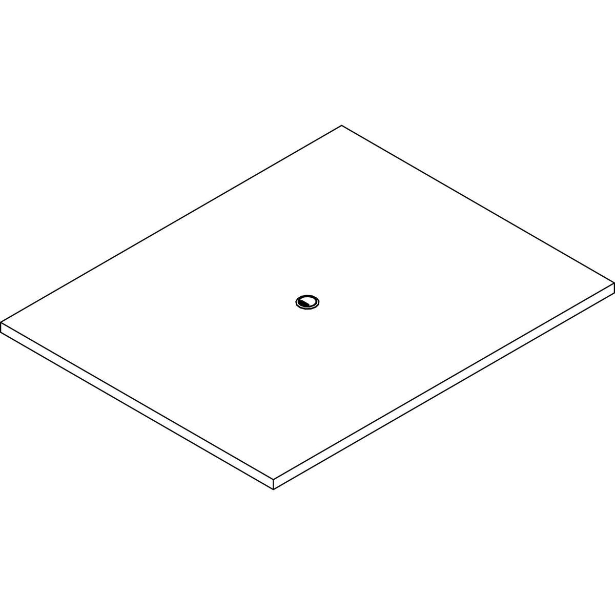 Lorell Prominence 2.0 Rectangular Conference Tabletop - Espresso Rectangle, Laminated Top - 1 Each