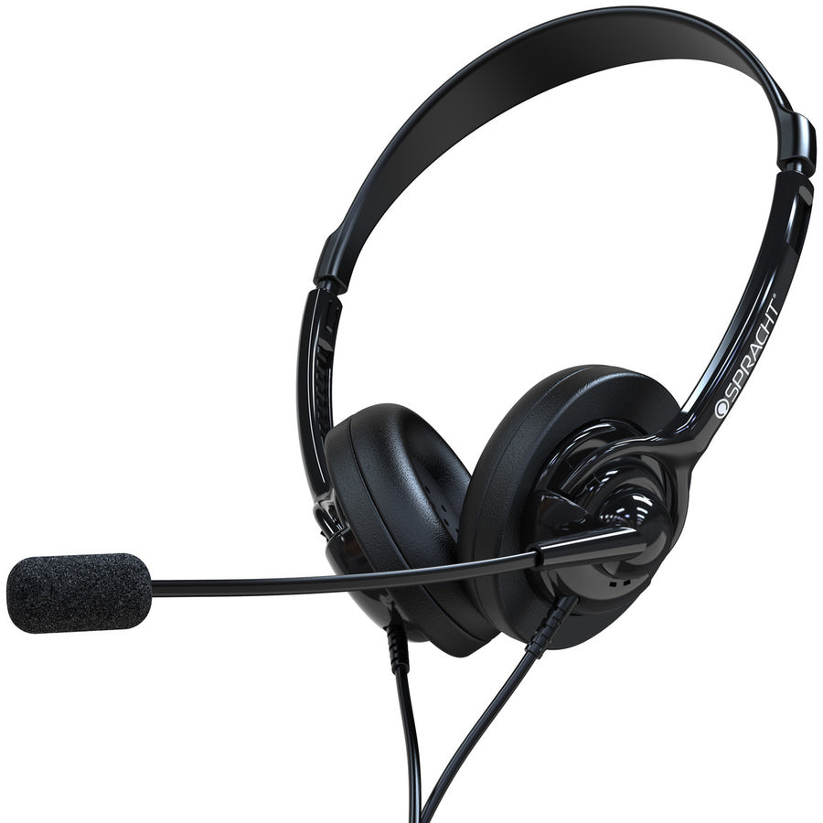 Spracht ZUM ZUM350B Headset - Stereo - Mini-phone (3.5mm), Sub-mini phone (2.5mm) - Wired - Over-the-head - Binaural - C