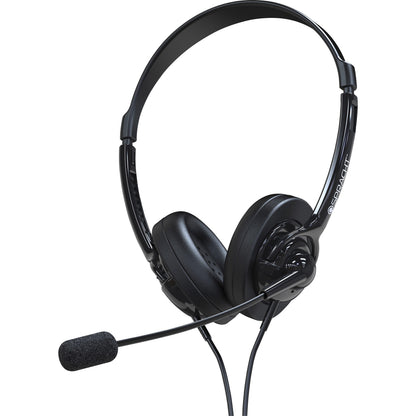Spracht ZUM ZUM350B Headset - Stereo - Mini-phone (3.5mm), Sub-mini phone (2.5mm) - Wired - Over-the-head - Binaural - C