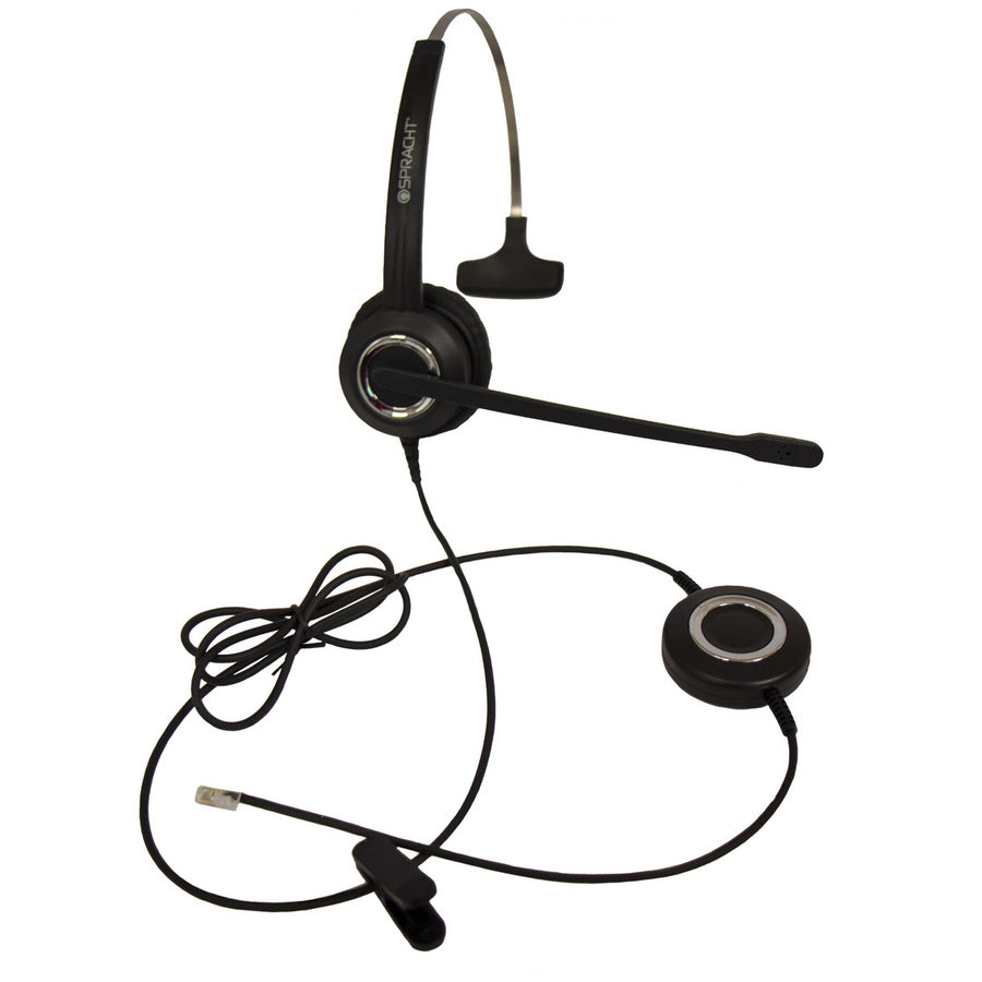 Spracht ZUMRJ9M Headset - Mono - RJ-9 - Wired - Over-the-head - Monaural