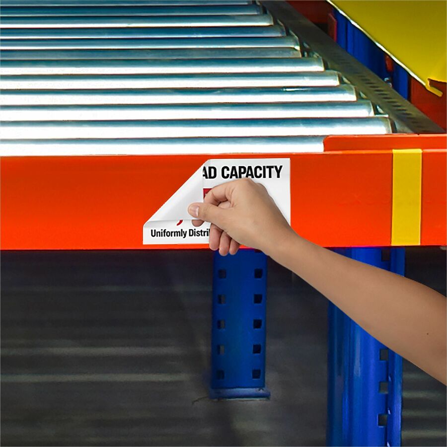 Avery® Surface Safe ID Label - 3" Width x 5" Length - Removable Adhesive - Rectangle - Laser, Inkjet - White - Film - Wa