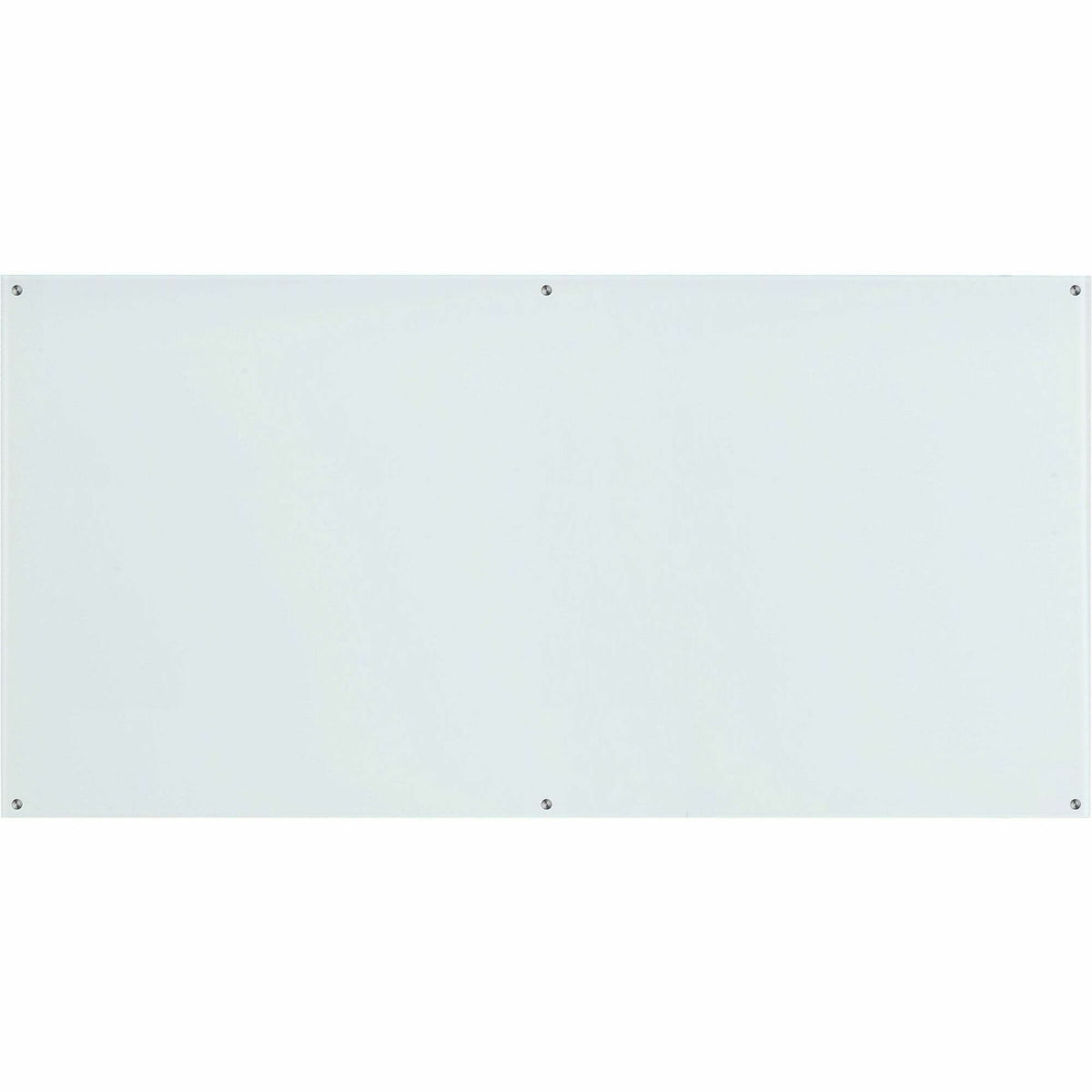 Lorell Premium Glass Dry-Erase Board - 96" (8 ft) Width x 48" (4 ft) Height - White Glass Surface - Rectangle - Smudge R