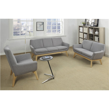 Lorell Quintessence Collection Sofa - 32.8" Height x 73.3" Width x 19.8" Length - Finish: Gray - 1 Each