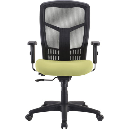 Lorell Premium Molded Tractor Seat For Ergomesh Frame - Green - Fabric - 1 Each