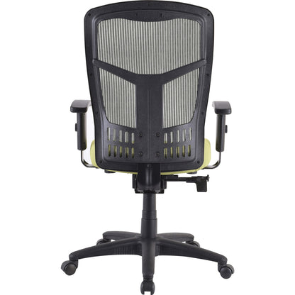 Lorell Premium Molded Tractor Seat For Ergomesh Frame - Green - Fabric - 1 Each
