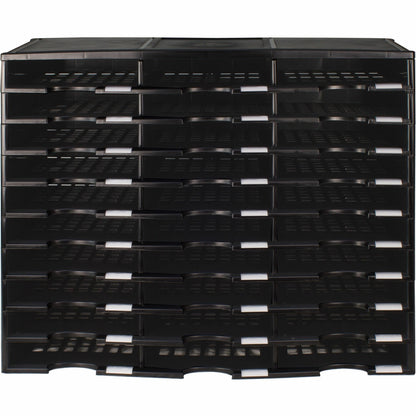 Storex Stackable Literature Sorter - 15000 x Sheet - 30 Compartment(s) - Compartment Size : 9.50" x 12" - 1 Each