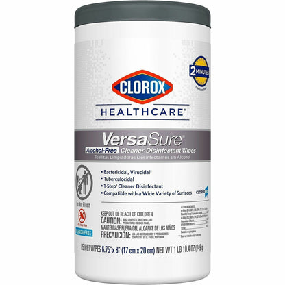 Clorox Healthcare VersaSure Cleaner Disinfectant Wipes - For Commercial - Wipe - 8" Length x 6.75" Width - 1 Each