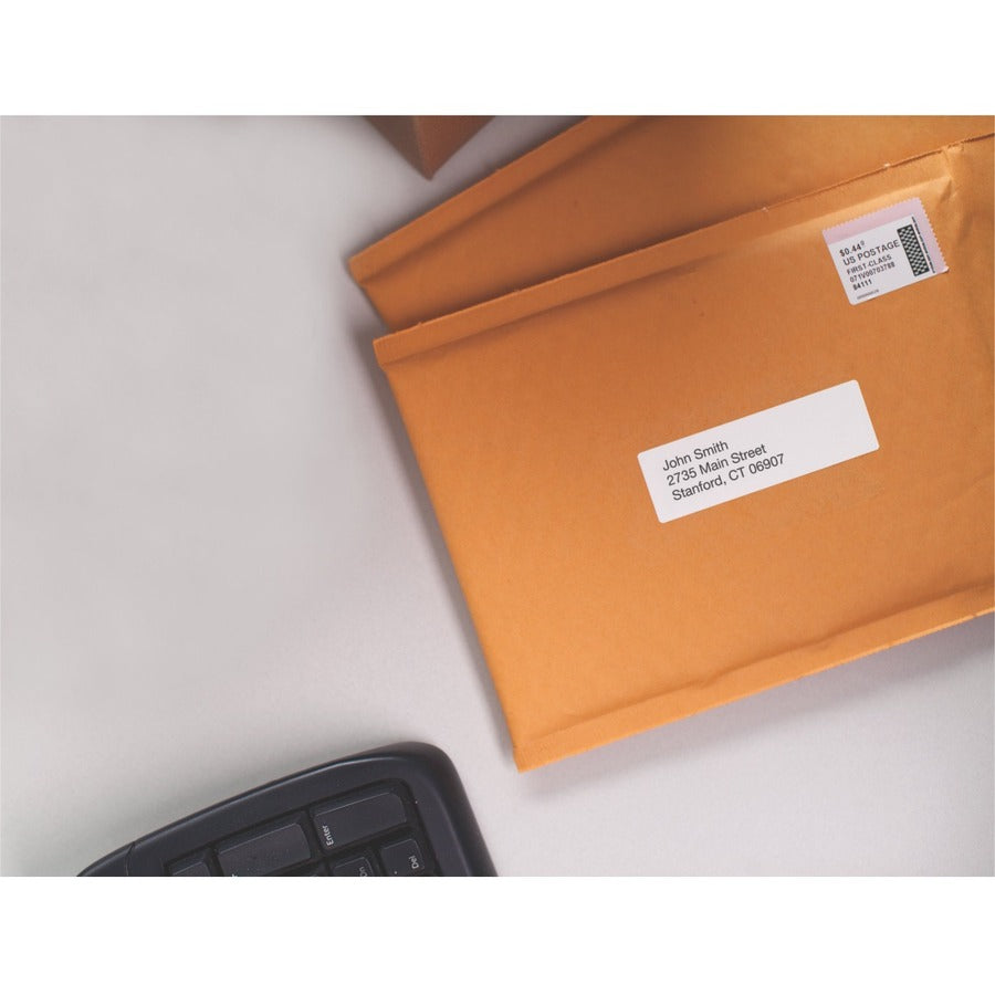Dymo 2050768 Address Label - 1 1/8" Height x 3 1/2" Width - Roll - Rectangle - Direct Thermal - White - 350 / Roll - 420