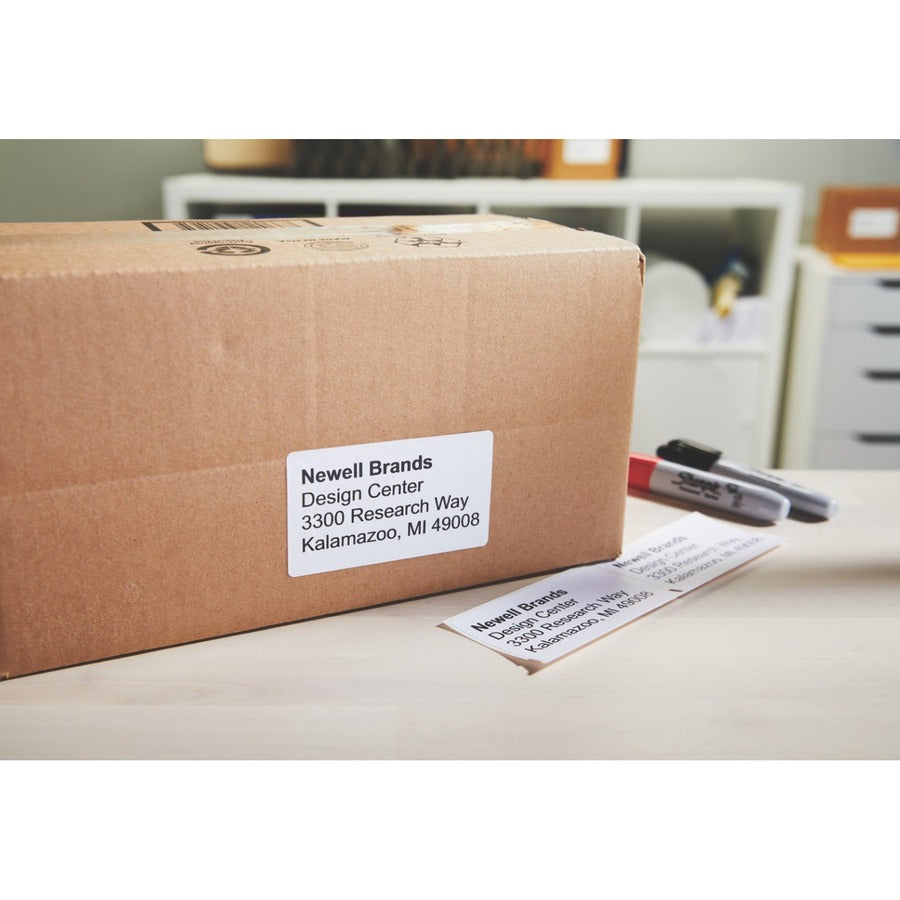 Dymo Multipurpose Labels - 2 5/16" Height x 4" Width - Roll - Rectangle - Direct Thermal - White - 1800 Total Label(s) -