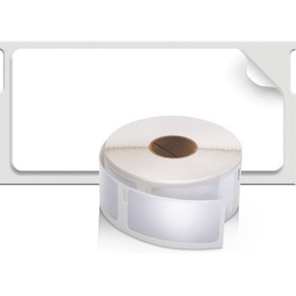 Dymo Multipurpose Labels - 1" Height x 2 1/8" Width - Roll - Rectangle - Direct Thermal - White - 500 / Roll - 3000 Tota