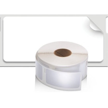 Dymo Multipurpose Labels - 1" Height x 2 1/8" Width - Roll - Rectangle - Direct Thermal - White - 500 / Roll - 6000 Tota