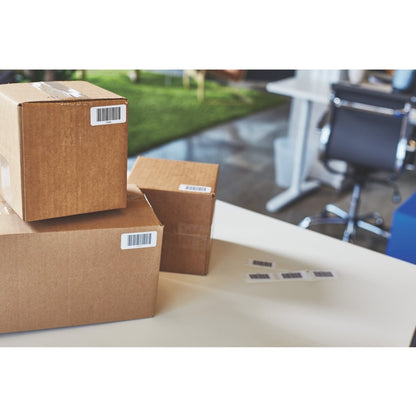Dymo Multipurpose Labels - 1" Height x 2 1/8" Width - Roll - Rectangle - Direct Thermal - White - 500 / Roll - 6000 Tota