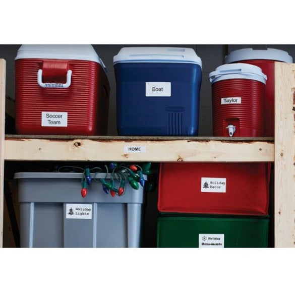 Dymo Multipurpose Labels - 3/4" Height x 2" Width - Roll - Rectangle - Direct Thermal - White - 500 / Roll - 3000 Total 