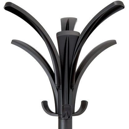 Alba Coat Stand - 66.9" Height x 13.8" Width x 13.8" Length - for Coat - Black - 1 Each