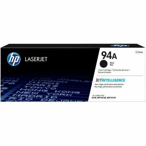 HP 94A Original Laser Toner Cartridge - Black - 1 Each - 1200 Pages