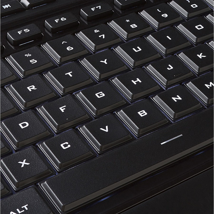 Verbatim Illuminated Wired Keyboard - Cable Connectivity - USB Type A Interface - Media Player Hot Key(s) - Windows, Mac