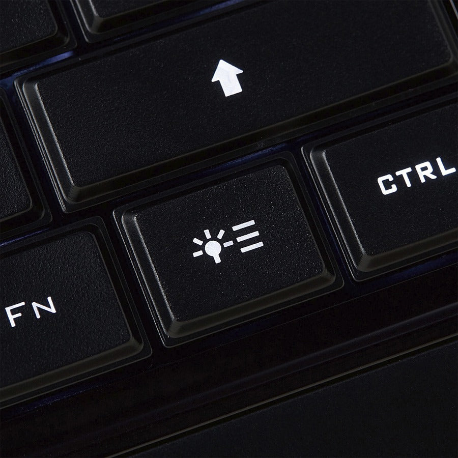 Verbatim Illuminated Wired Keyboard - Cable Connectivity - USB Type A Interface - Media Player Hot Key(s) - Windows, Mac