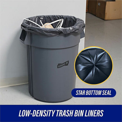 Genuine Joe Maximum Strength Trash Can Liner - Extra Large Size - 60 gal Capacity - 56" Length x 39" Width x 1.55 mil (3