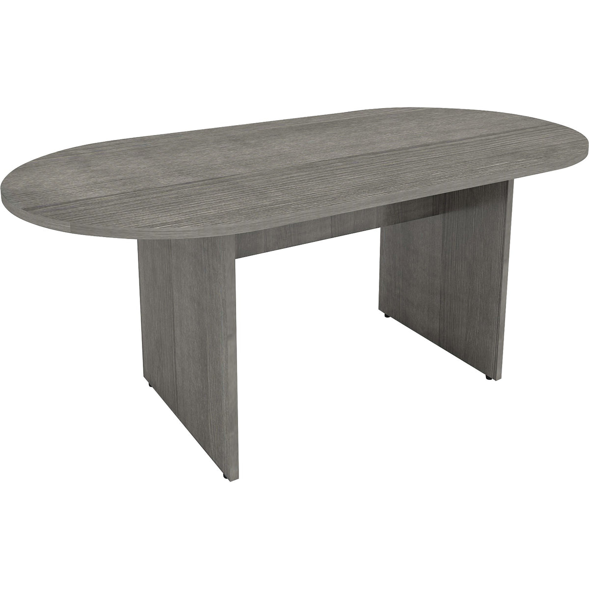 Lorell Essentials Oval Conference Table - Oval - 1.3" Thickness Top, 36" Height x 72" Width x 29.5" Depth - Material: Wo