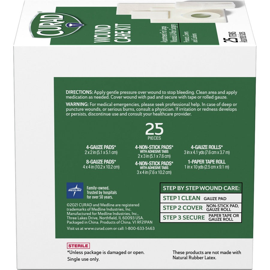 Curad Wound Care Kit - 25 x Piece(s) - 1 Box