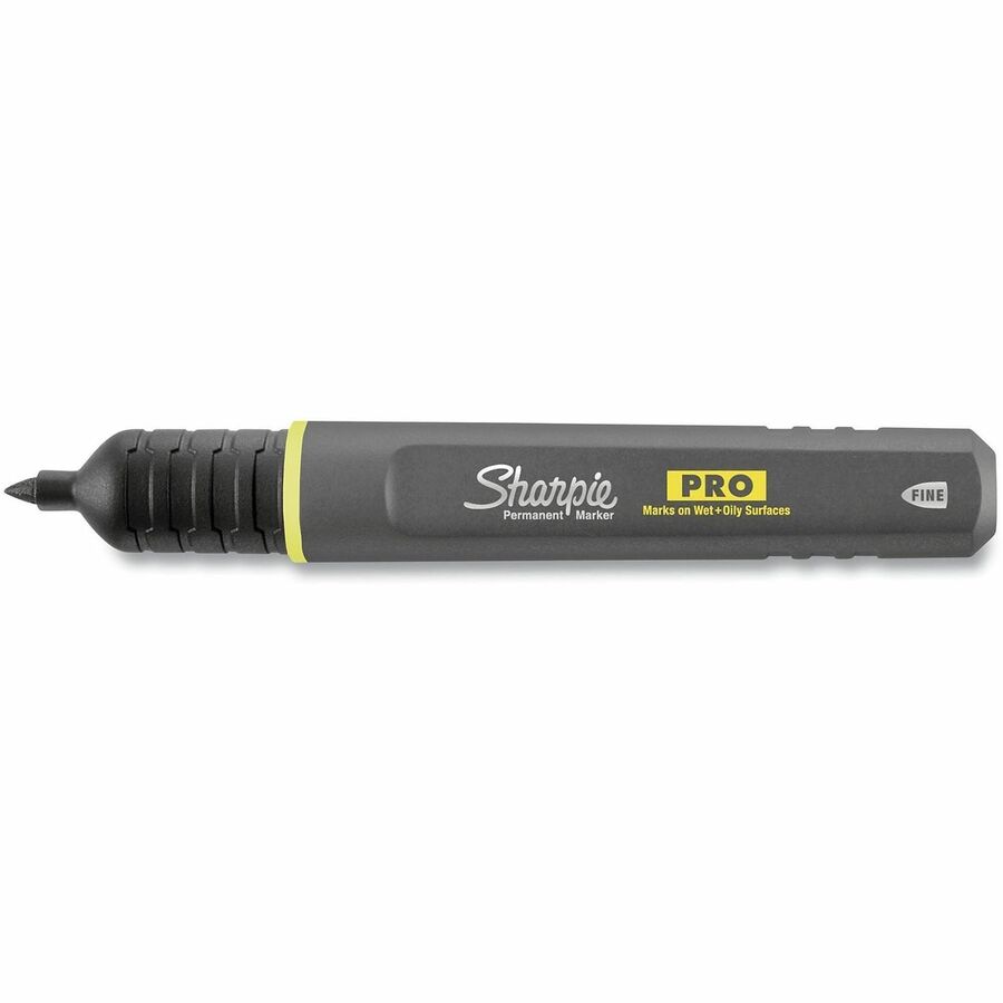 Sharpie PRO Fine Tip Permanent Markers - Black Ink - 12 / Dozen
