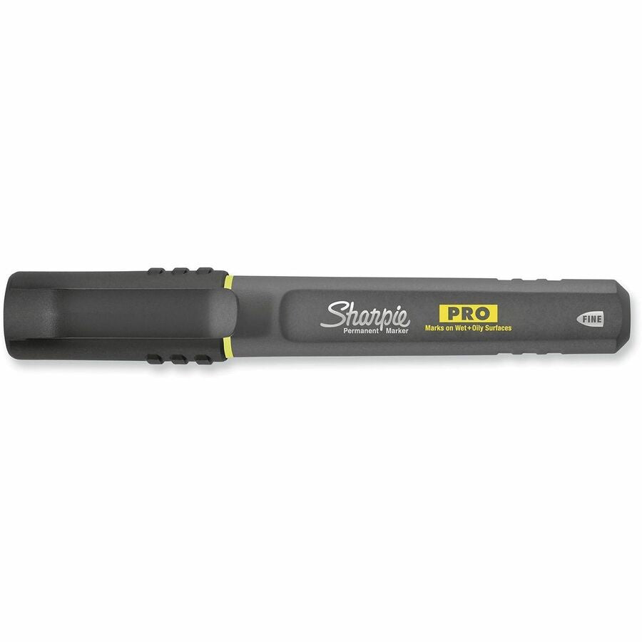 Sharpie PRO Fine Tip Permanent Markers - Black Ink - 12 / Dozen