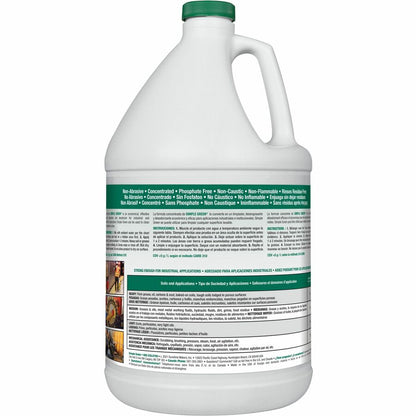 Simple Green Industrial Cleaner/Degreaser - For Multipurpose, Multi Surface - Concentrate - Liquid - 128 fl oz (4 quart)