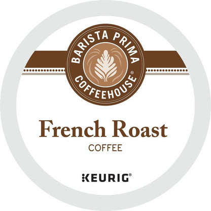 Barista Prima Coffeehouse® K-Cup French Roast Coffee - Compatible with Keurig Brewer - Dark - K-Cup - French Roast - 24/