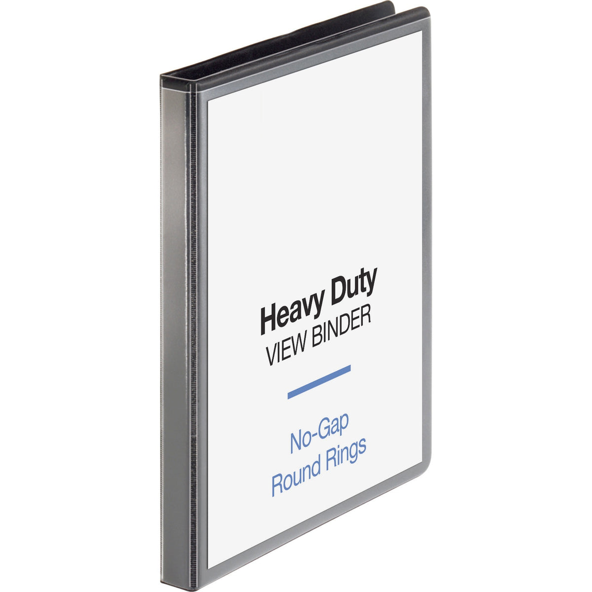 Business Source Heavy-duty View Binder - 1/2" Binder Capacity - Letter - 8 1/2" x 11" Sheet Size - 125 Sheet Capacity - 