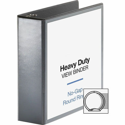 Business Source Heavy-duty View Binder - 3" Binder Capacity - Letter - 8 1/2" x 11" Sheet Size - 625 Sheet Capacity - Fa