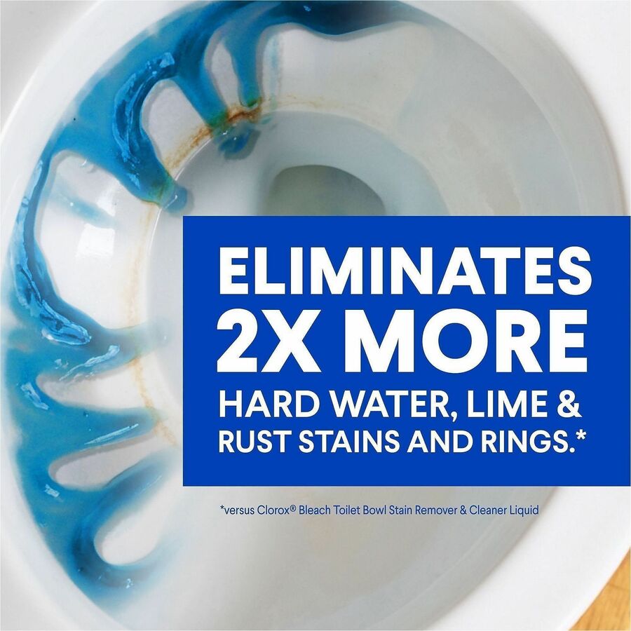 Clorox Toilet Bowl Cleaner Heavy-Duty Stain and Ring Remover - 24 fl oz (0.8 quart) - Arctic Clean Scent - Deodorize, Bl