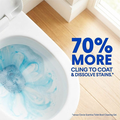 Clorox Toilet Bowl Cleaner Heavy-Duty Stain and Ring Remover - 24 fl oz (0.8 quart) - Arctic Clean Scent - Deodorize, Bl