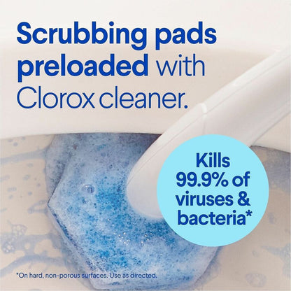 Clorox ToiletWand Disposable Toilet Cleaning System - Blue, White - 18 / Bundle