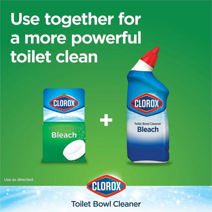 Clorox Ultra Clean Toilet Tablets Bleach - For Office, Commercial - Tablet - 3.50 oz (0.22 lb) - 70 / Bundle