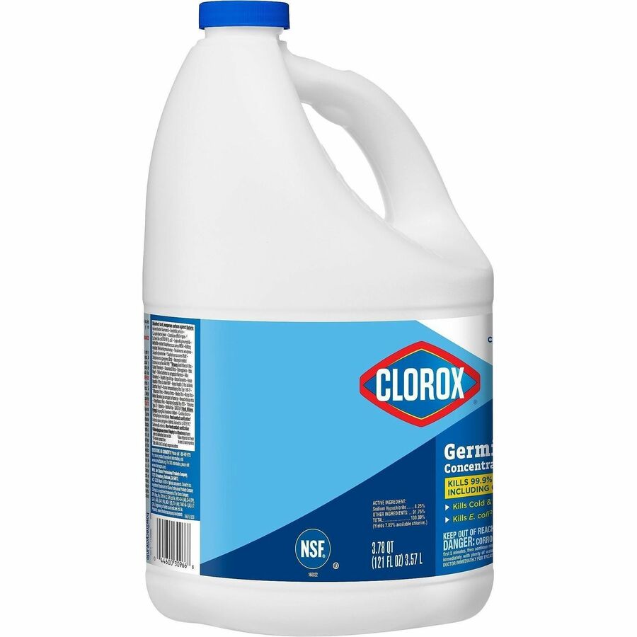 CloroxPro™ Germicidal Bleach - Concentrate - 121 fl oz (3.8 quart) - Recommended For: Germs Remover - Disinfectant, Anti