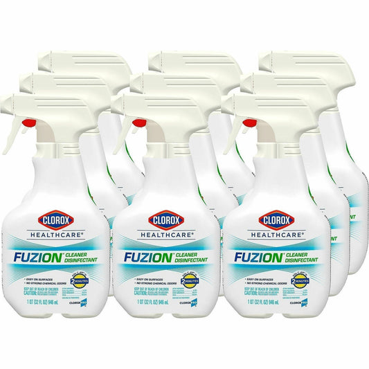 Clorox Healthcare Fuzion Cleaner Disinfectant Spray - For Multi Surface, Multipurpose - Ready-To-Use - Spray - 32 fl oz 