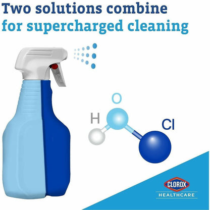 Clorox Healthcare Fuzion Cleaner Disinfectant Spray - For Multi Surface, Multipurpose - Ready-To-Use - Spray - 32 fl oz 