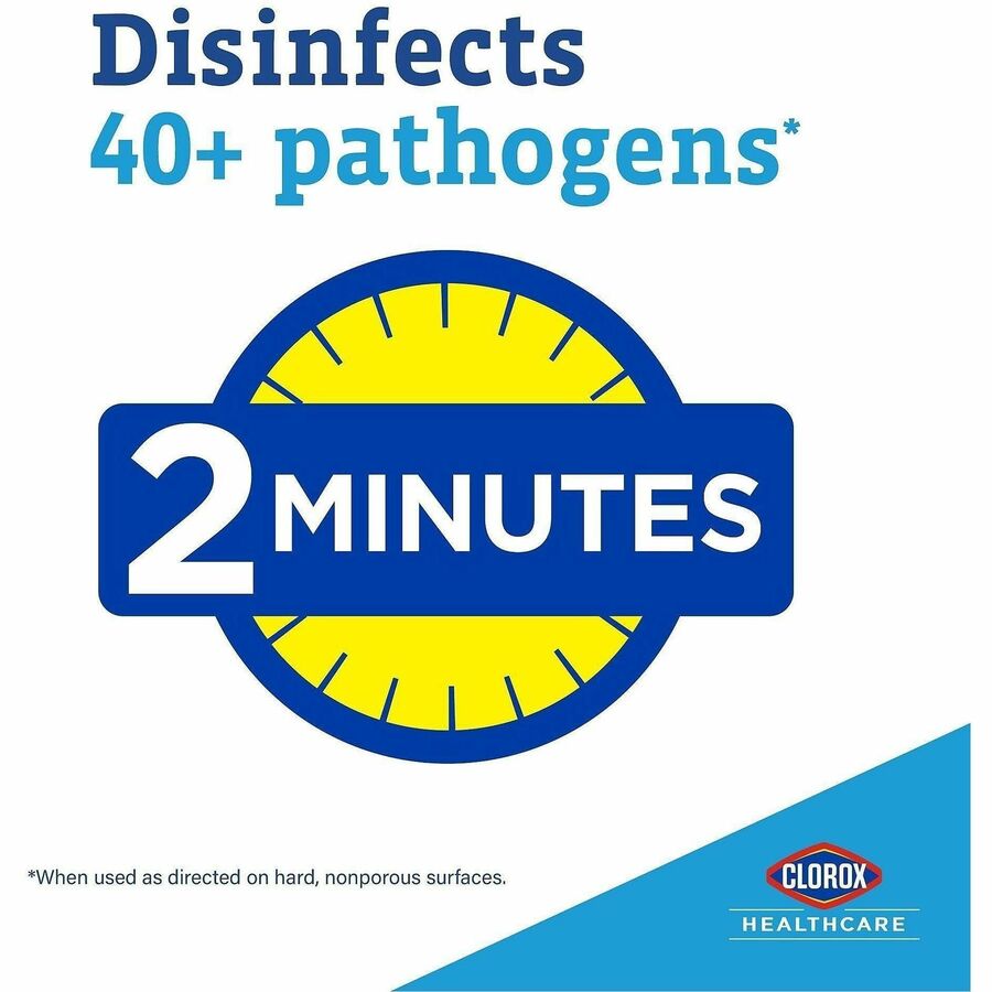 Clorox Healthcare VersaSure Cleaner Disinfectant Wipes - For Multi Surface, Multipurpose - Wipe - 8" Length x 6.75" Widt