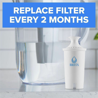 Brita Replacement Water Filter for Pitchers - Dispenser - Pitcher - 40 gal Filter Life (Water Capacity)2 Month Filter Li