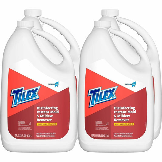 CloroxPro™ Tilex Disinfecting Instant Mold and Mildew Remover Refill - 128 fl oz (4 quart) - Scrub-free - Clear - 27 / P