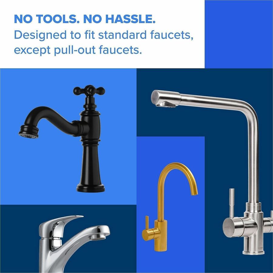 Brita Faucet Mount System with Elite Advanced Replacement Filter - Faucet - 100 gal Filter Life (Water Capacity) - 54 / 