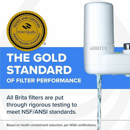 Brita Faucet Mount System with Elite Advanced Replacement Filter - Faucet - 100 gal Filter Life (Water Capacity) - 54 / 